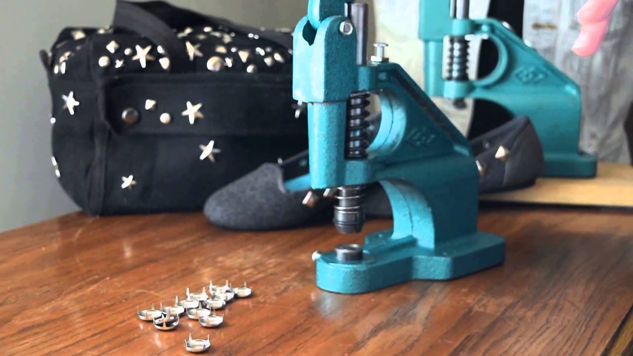 DIY How To Set Studs. Fast Easy Way to Stud Clothing