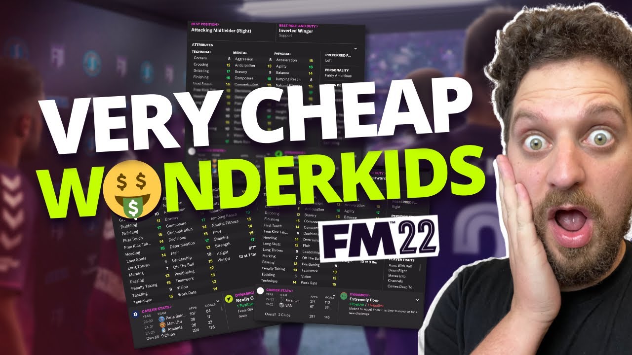 Huge List of Very Cheap FM22 Wonderkids