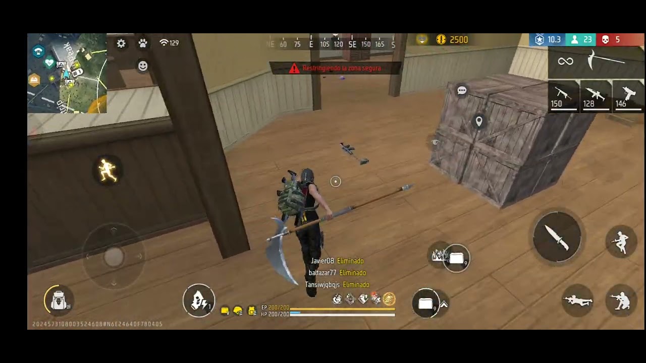 Hola chicos hoy voy a jugar free fire