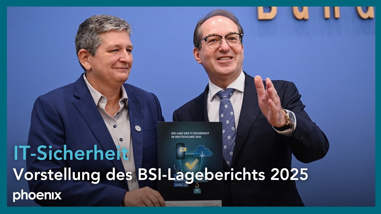 Vorstellung BSI-Lagebericht 2025 mit Alexander Dobrindt & Claudia Plattner | 11.11.25