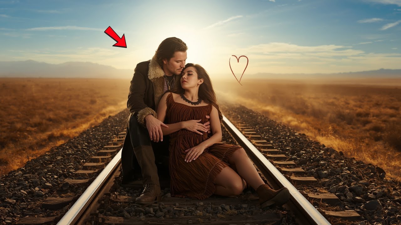 She Was Tied to the Railroad Tracks With a Sign—Until a Cowboy Stopped the Train With His Hands