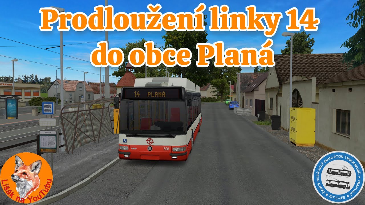 Simt Simulator - Prodloužení linky 14 do Plané - Nová verze hry 1.8.101