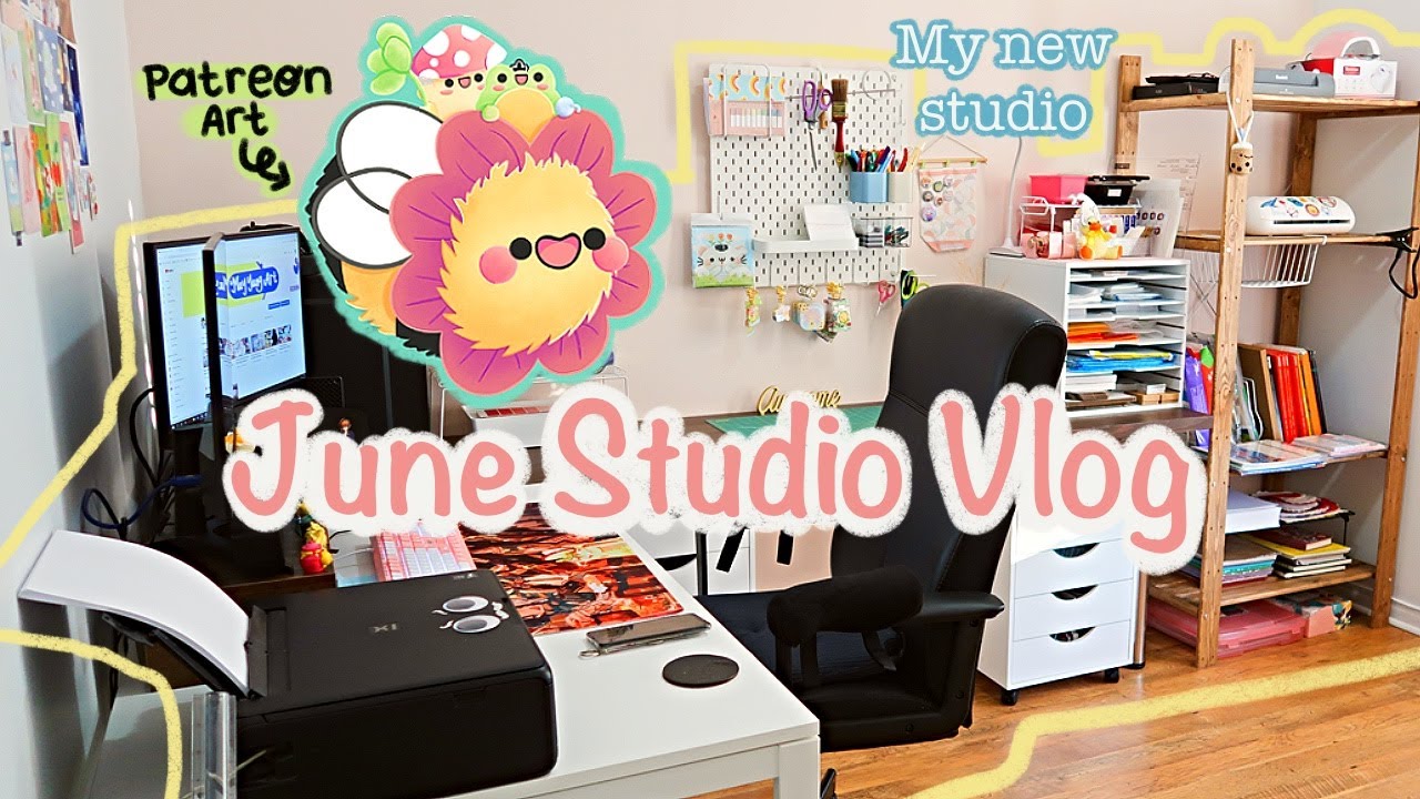 June Studio Vlog: Moving, New Studio, and Launching My Patreon