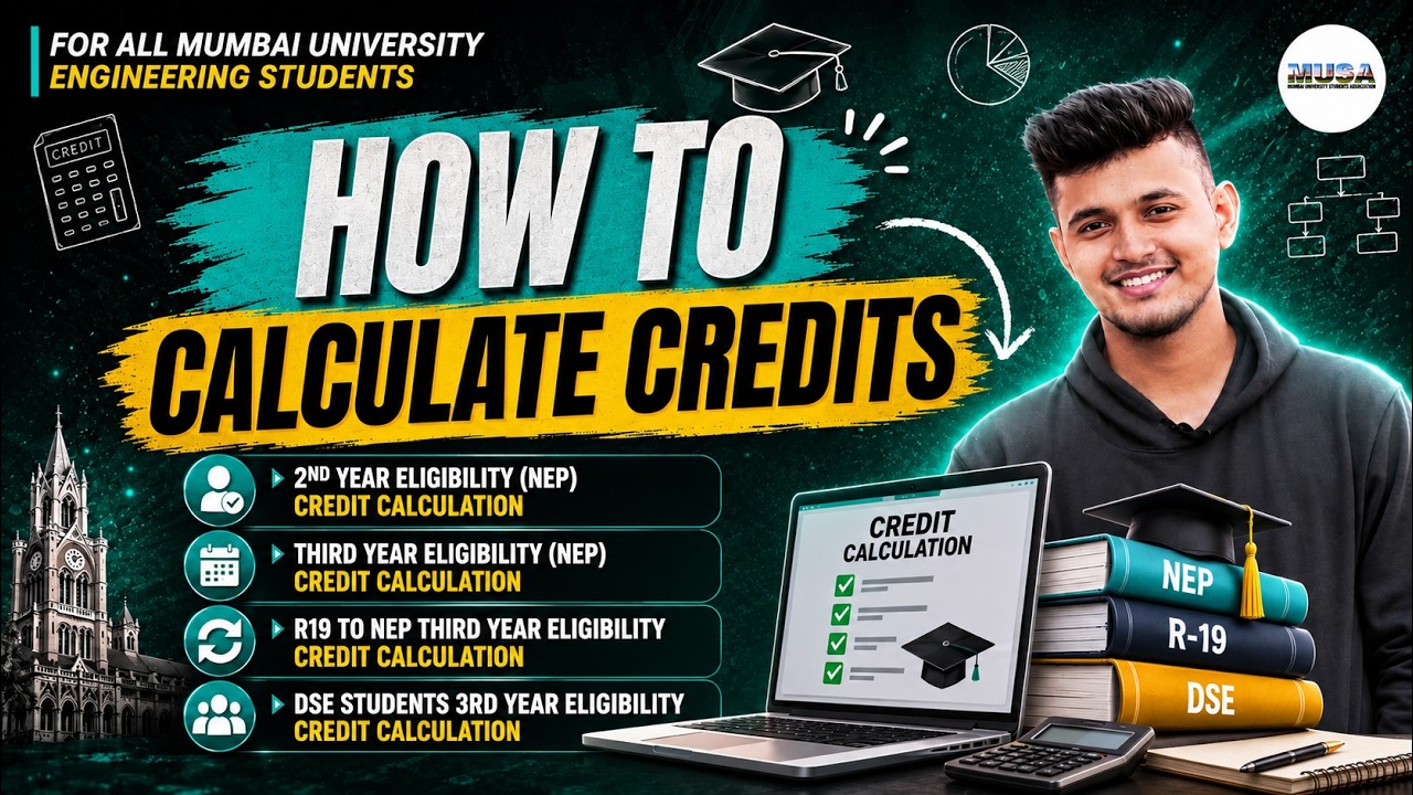 How to Calculate Credits | Mumbai University NEP & R-19 Credit System | MUSA