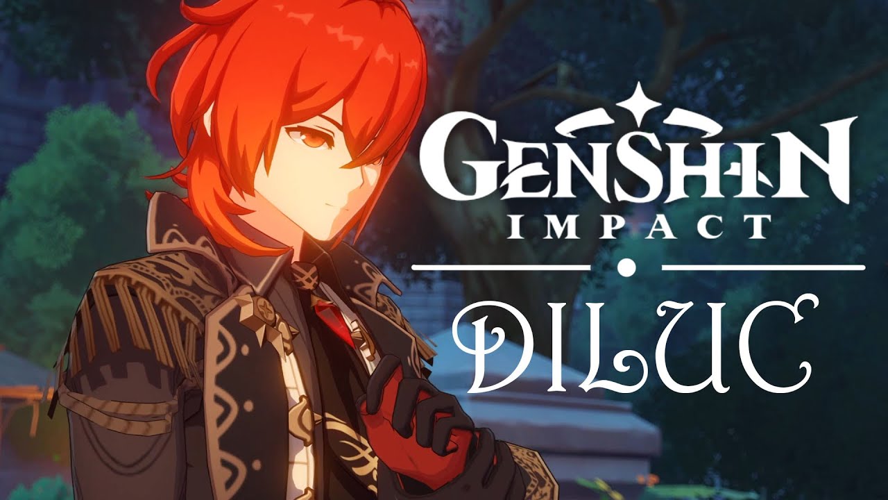 Genshin Impact Diluc Burst Gameplay & Story Scenes