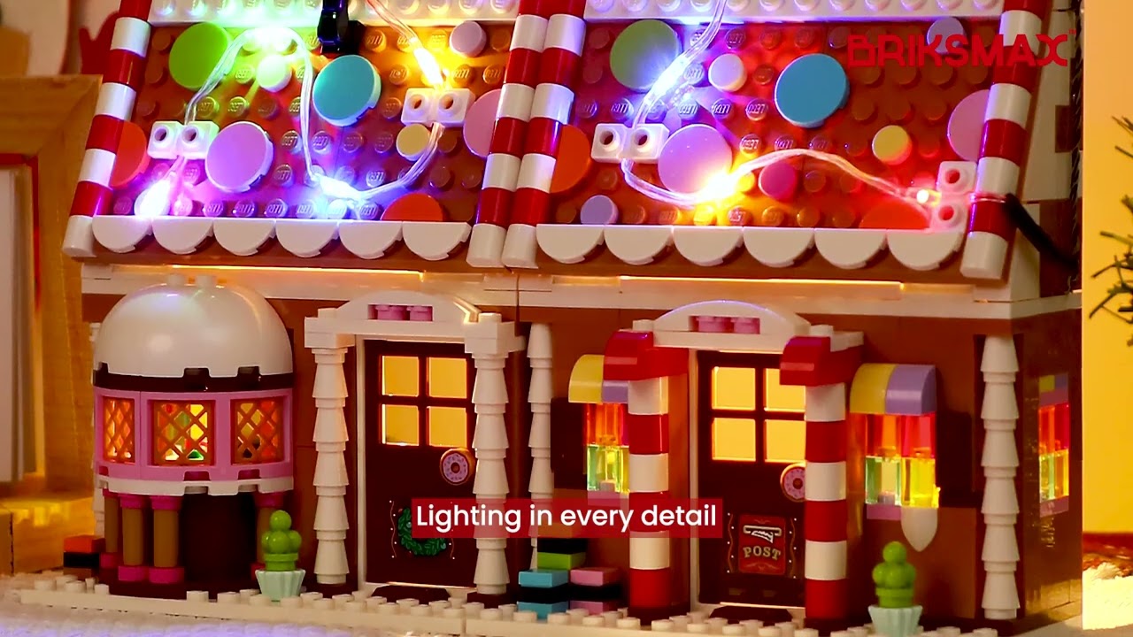 ✨ Light the Magic of Christmas with the LEGO Gingerbread House &ndash; Quick Install, Stunning Glow!