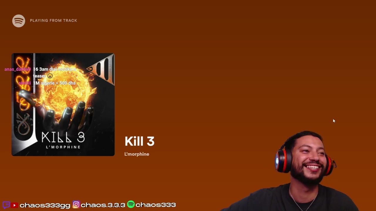 Chaos333 - REACTION I L'MORPHINE KILL 3 - SLAY MLAY