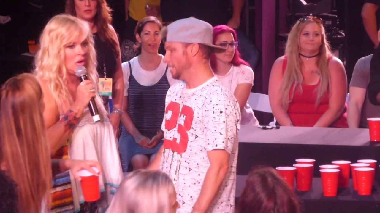 Backstreet Boys Cruise 2018- Brian Game Show Ping Pong Game 1