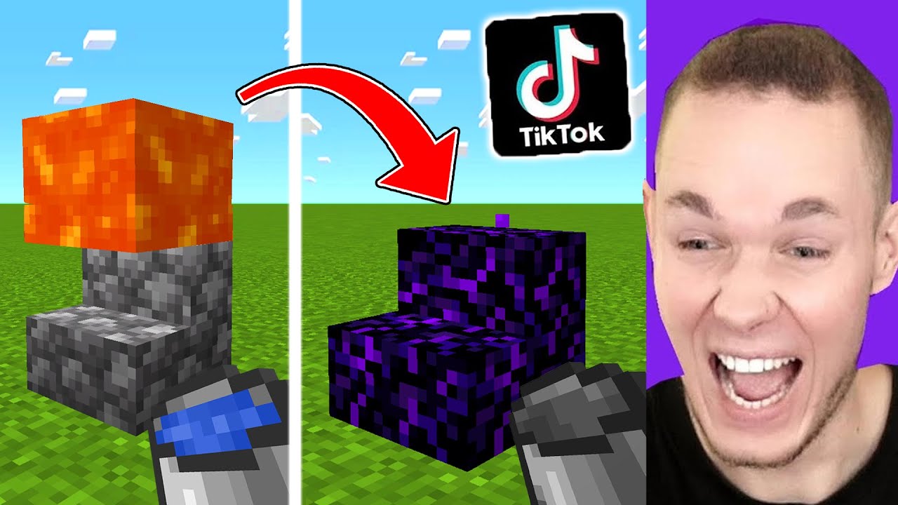 Ich TEST VIRALE TIK TOK HACKS in Minecraft! 🤯 (FUNKTIONIERT)