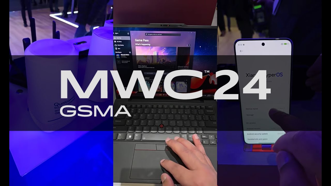 جولة تقنية | MWC 2024 | XQ55 | اليوم الاول: Qualcomm, Mediatech, Lenovo, ZTE...
