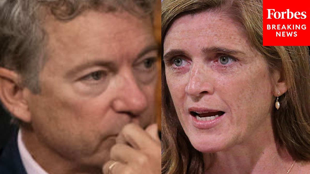 'Big Heart, Small Brain Syndrome': Rand Paul Attacks USAID Spending To Samantha Power's Face