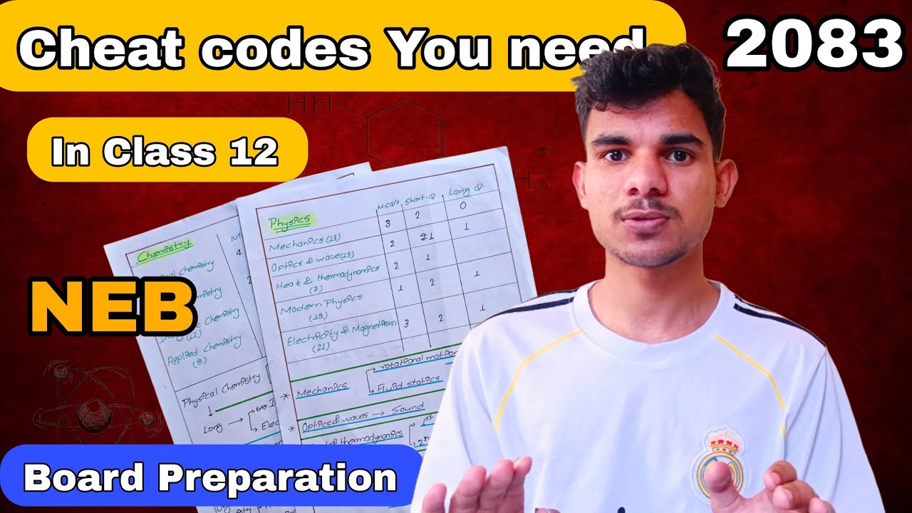 How To Score A+ IN Physics & Chemistry for NEB Board Exam 2083 | Class 12 Smart Study Plan