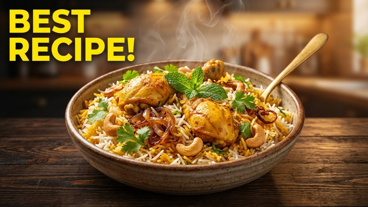 Step-by-Step Chicken Biryani | Simple & Flavorful
