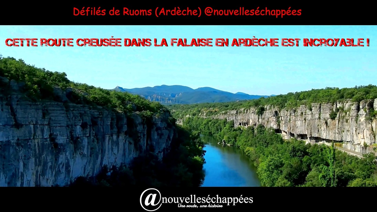 Défilés de Ruoms (Ardèche) #nouvellesechappees #découverte #campingcar #defilesderuoms #ardeche