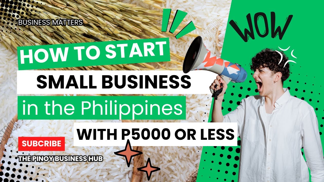 How to Start a Small Business in the Philippines with Five Thousand Pesos or Less