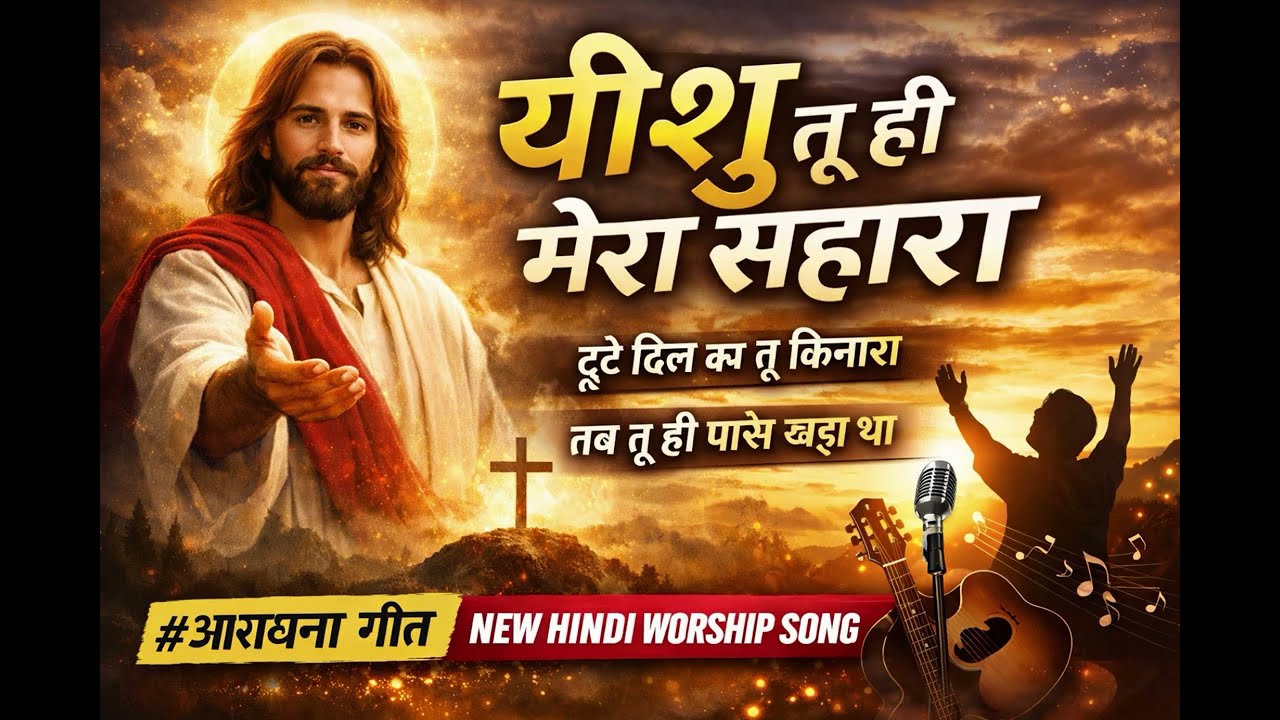 यीशु तू ही मेरा सहारा | New Hindi Worship Song 2026 | Yeshu Masih Song | Gospel Song