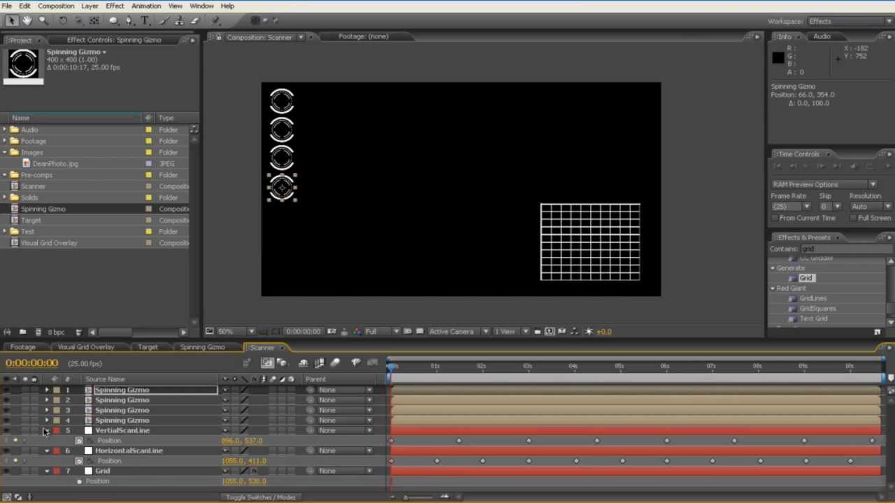 Terminator HUD Vision in After Effects P1 - 