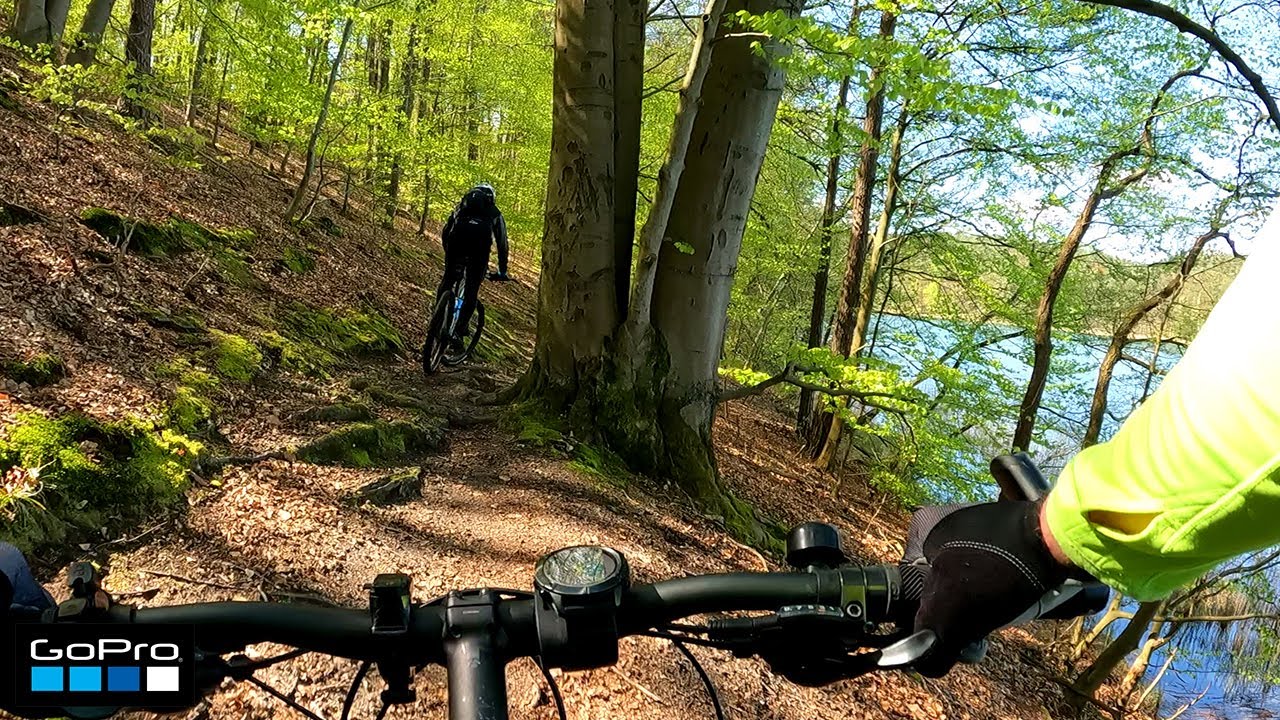 ŁAGÓW LUBUSKI ROWEREM [4K]  [GOPRO HERO9 Black] - Jez.Trześniowskie, Buszno, Buszenko, Góra Bukowiec