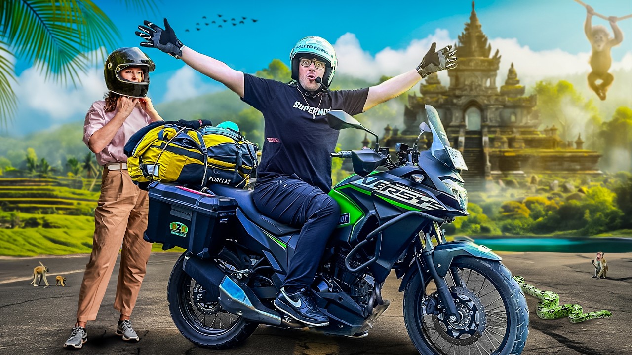 JE PARS À MOTO À L'AUTRE BOUT DU MONDE ! (Avec ma femme !)