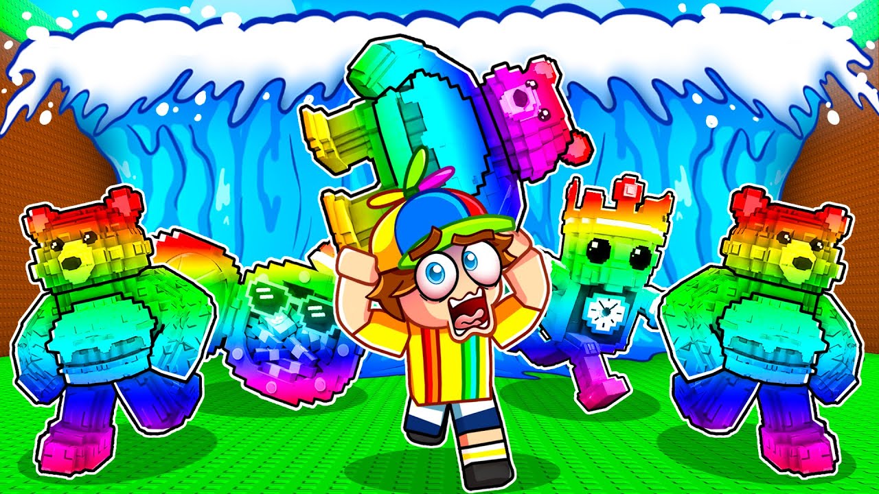 OWNER Gave Me INFINITE LUCK In Escape Tsunami For Brainrots!