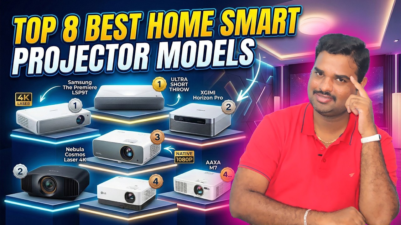 ✅ Top 8 Best Projector In India 2026 With Price |Home Projectors Review & Comparison