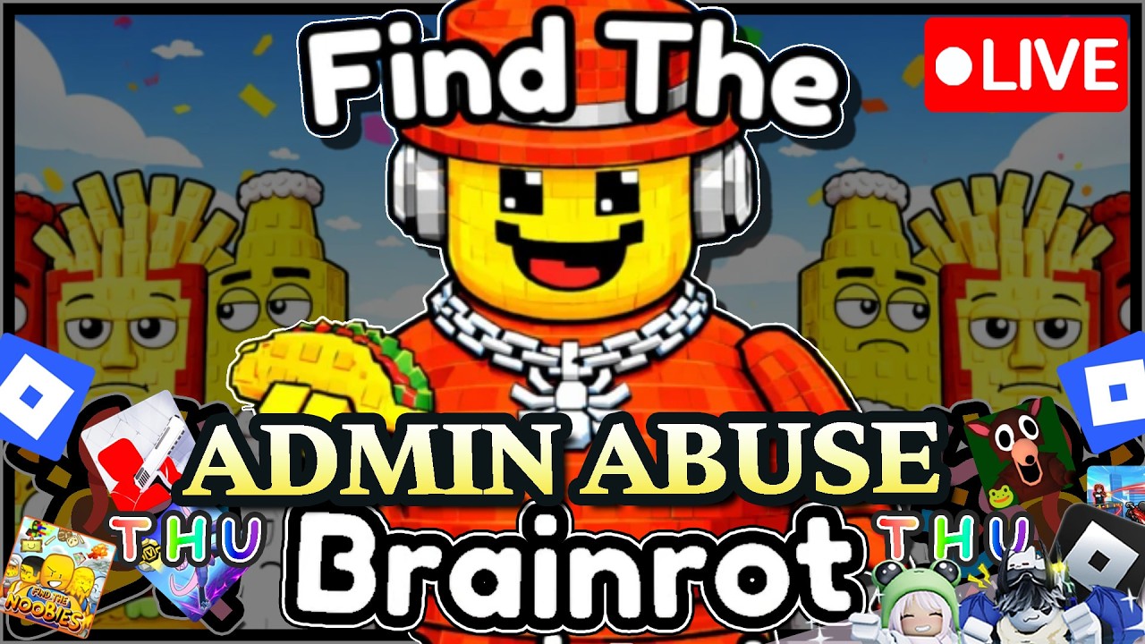🎉THU ADMIN ABUSE🔴LIVE |🎮ROBLOX🎮 | Find the Brainrot 396 |🌴99 Nights🌴| @yulyonroblox | 4K