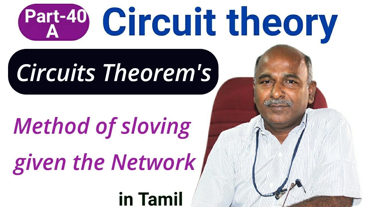 Method of solving the given Network in tamil