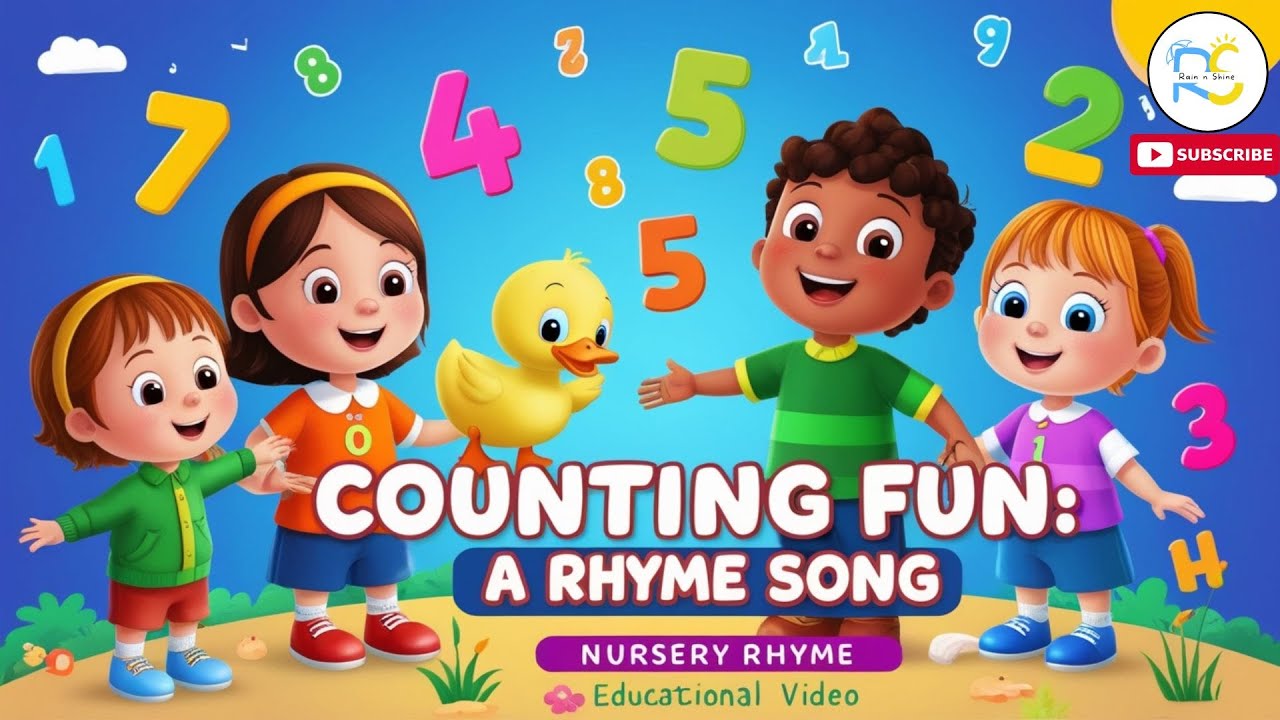 Counting Fun | Nursery Rhyme | Educational Video | Numbers Rhyme | Rain n Shine Kids
