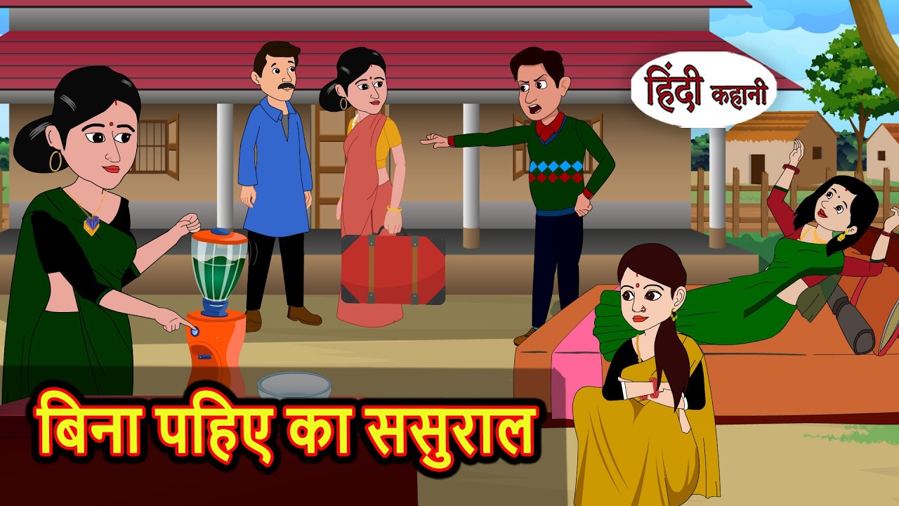 बिना पहिए का ससुराल | Bedtime Stories | Moral Fairy Tales | Kahani | Stories in Hindi | Storytime