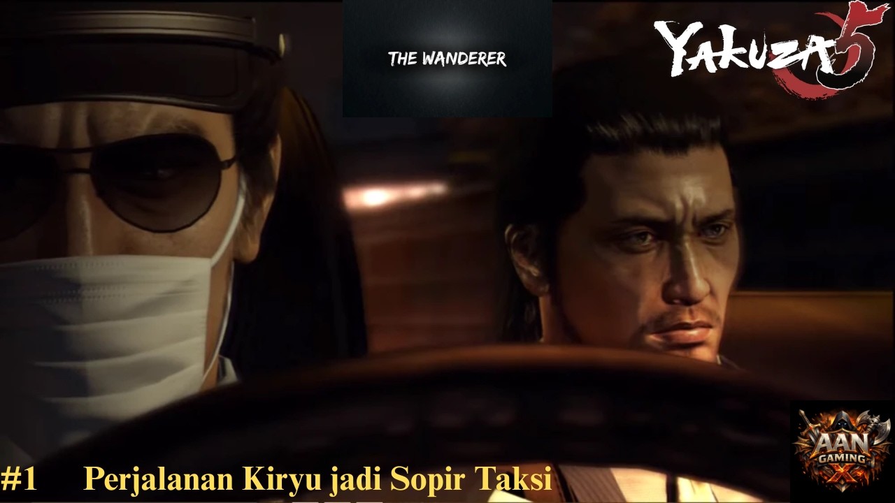 Perjalanan Kiryu jadi Sopir Taksi Yakuza 5 Remastered PC Hard Mode #1