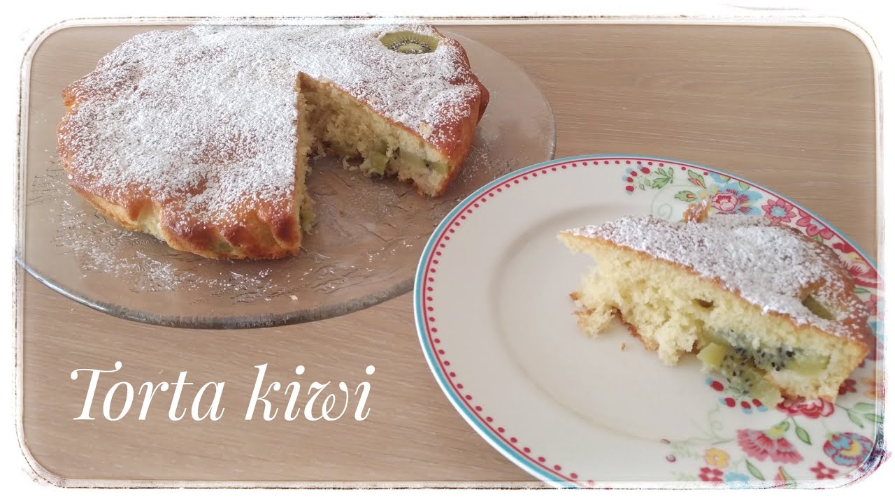 Torta kiwi ricca di vitamina C buonissima e facilissima