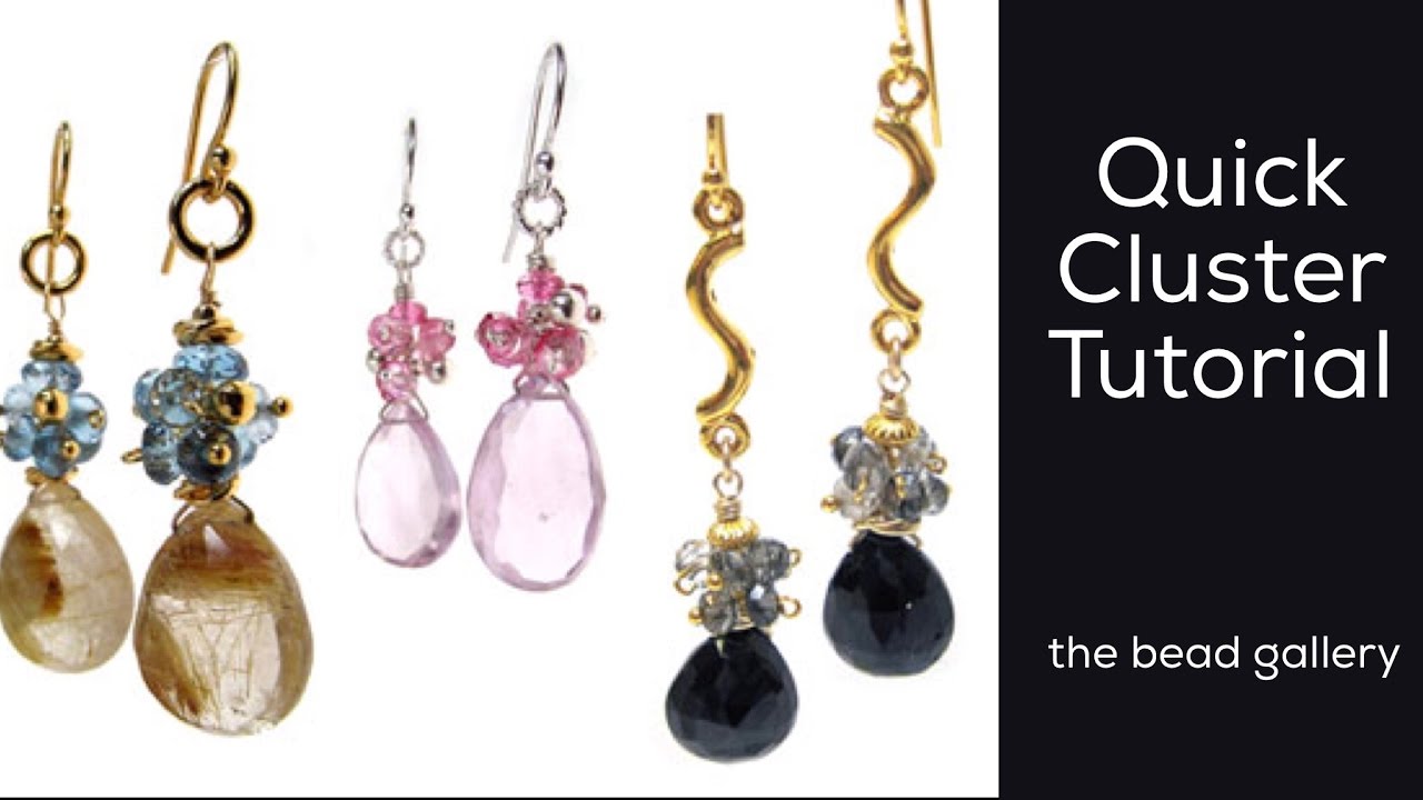 Quick Cluster Wire Technique- Headpin Earrings at The Bead Gallery, Honolulu