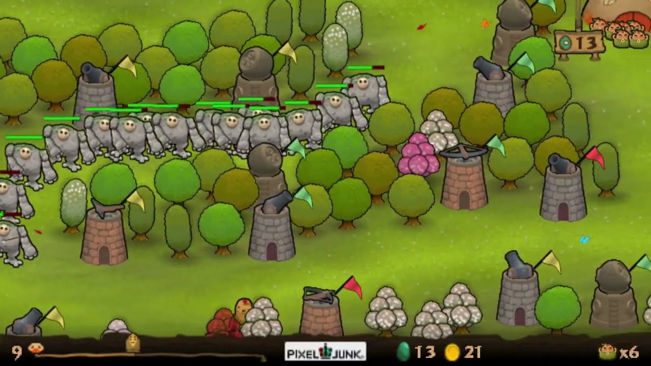 PixelJunk Monsters Deluxe - Gameplay (PSP)