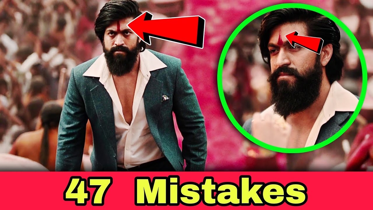 KGF 2 Movie Mistakes 47 | Tamil Full Movie Analysis | Cinema Palayam