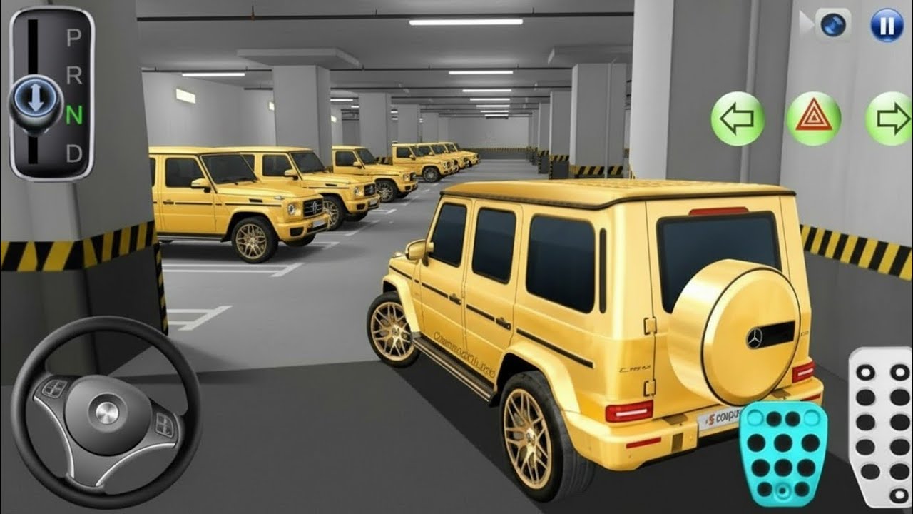 Mercedes G63 Stuck in Tight Building Ramp🚓|3D Driving Class Game - Car Gameplay 