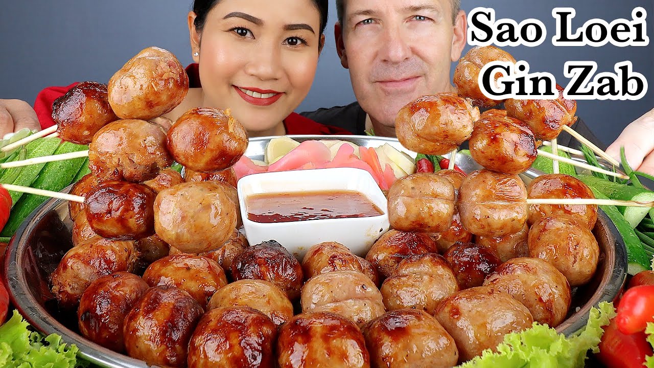 กินไส้กรอกอีสาน 1 กิโล แกล้มพริกสดเป็นสวน ขิงสดหอมๆแซ่บๆเผ็ดลมออกหูจ้า|Isaan sausage|Mukbang|EP.632