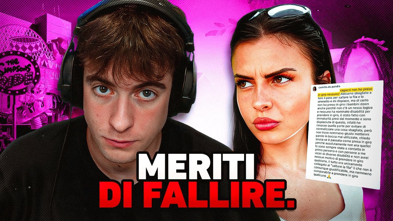 Queste sono le persone che rendiamo famose... Il caso Camilla De Pandis!