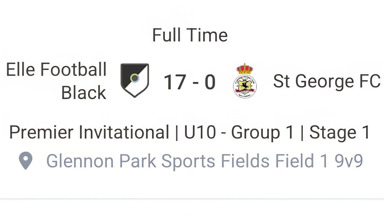 SGW 0 : 17 Elle Football Academy / Premier Invitational 2025 / U10 / Gold Coast 