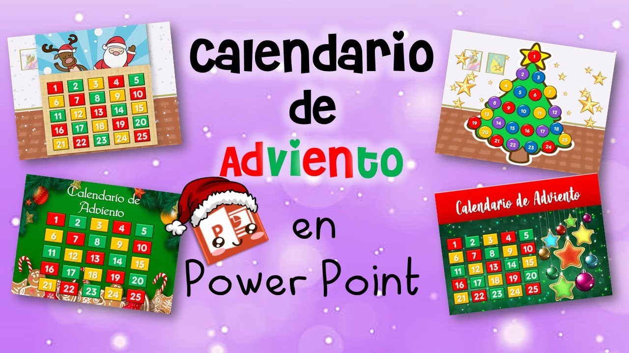 Cómo hacer un 🎄 CALENDARIO de ADVIENTO 🎄 en Power Point | Miss Kathy | Zukistrukis 💚❤