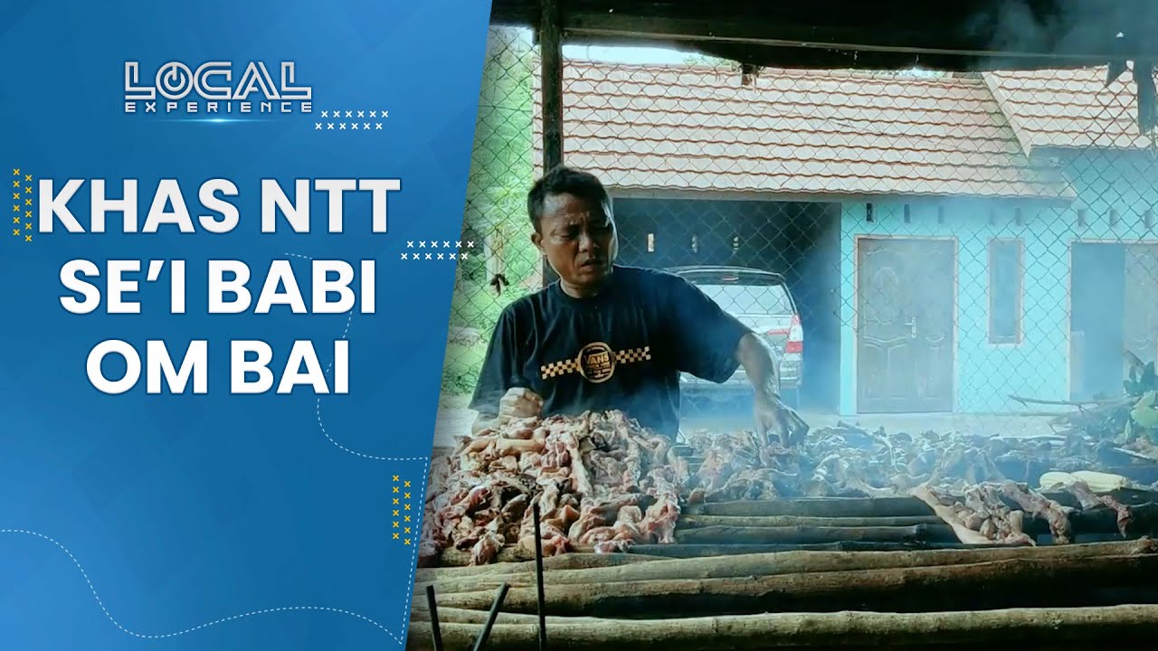 Menikmati Kuliner Se'i Babi Om Bai di Baun Amarasi Barat, Dimasak Menggunakan Bahan bahan Alam