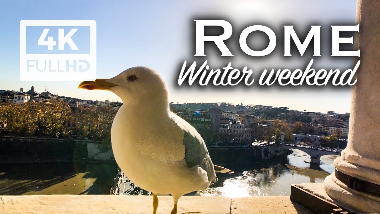 Winter in Rome. Italian Vacation. Christmas Time