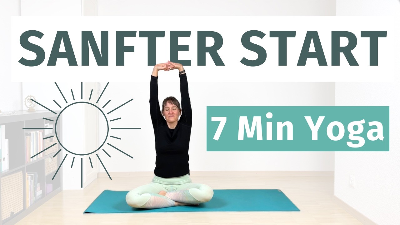 Einfache Yoga Morgenroutine | In 7 Min  sanft aufwachen