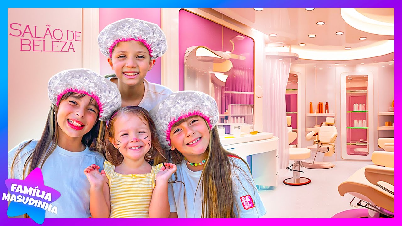 ISA ABRIU UM SALÃO DE BELEZA COM AS AMIGAS LAURINHA E HELENA ★ FAMÍLIA MASUDINHA ★