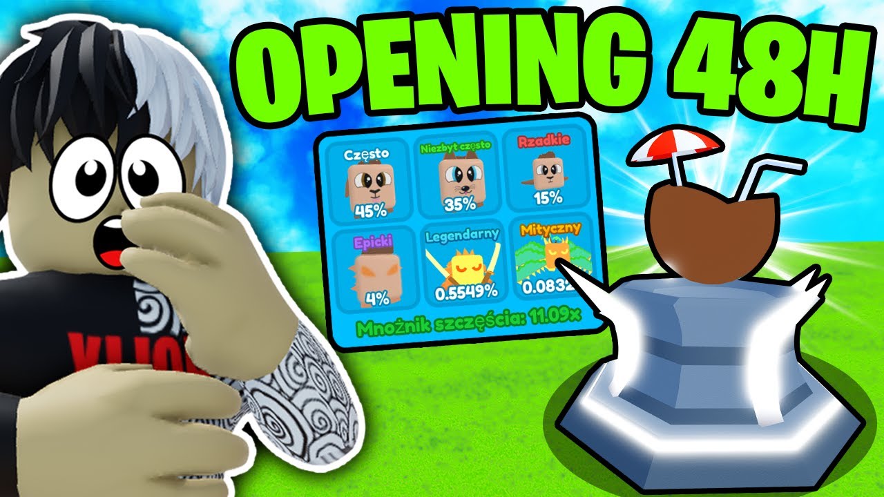 OTWIERAŁEM SUMMER JAJKA PRZEZ 48H w REBIRTH CHAMPIONS X (ROBLOX)
