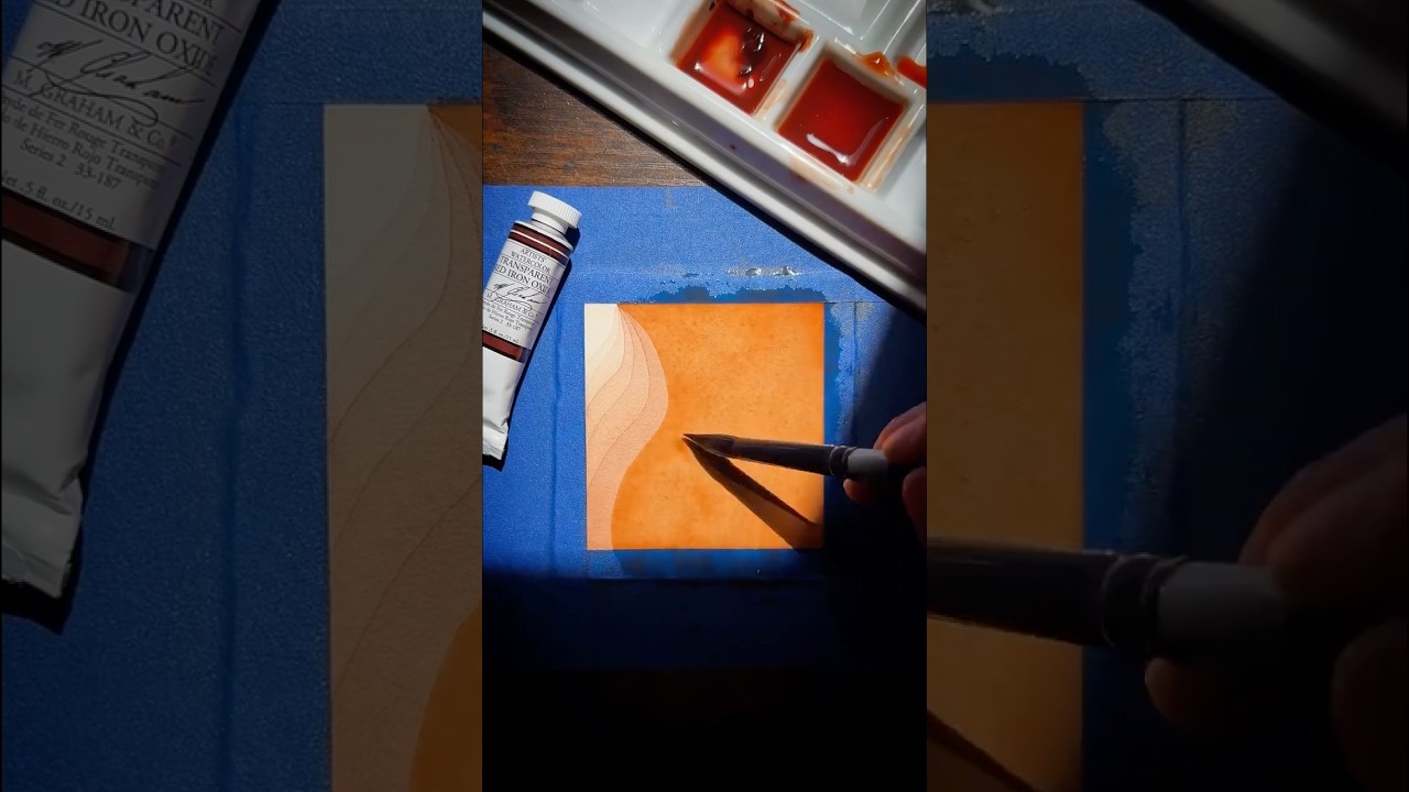 Transparent Red Iron Oxide. It&rsquo;s rich, fiery tones and beautiful granulation&hellip;