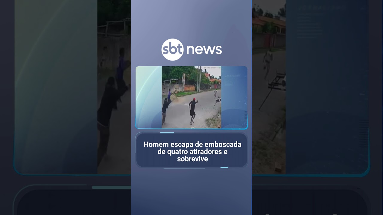 Homem escapa de emboscada de quatro atiradores e sobrevive