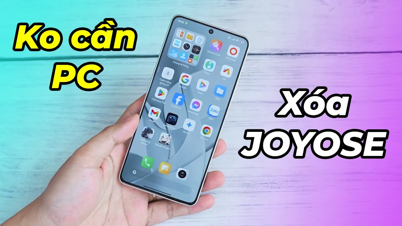 Hướng dẫn xóa JOYOSE điện thoại Xiaomi KHÔNG CẦN máy tính! Fix lock FPS - Tăng hiệu năng chơi game!