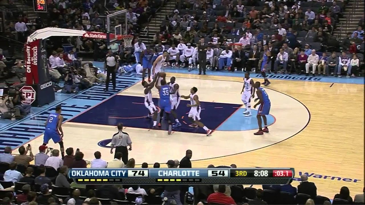 Kevin Durant vs Bobcats (Full Highlights) [08.03.2013]