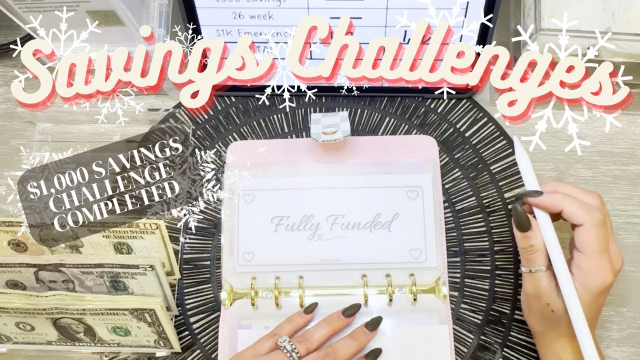 FULLY FUNDED! $1,000 Savings Challenge | Cash Stuffing $700 #savingmoney #cashenvelopesystem