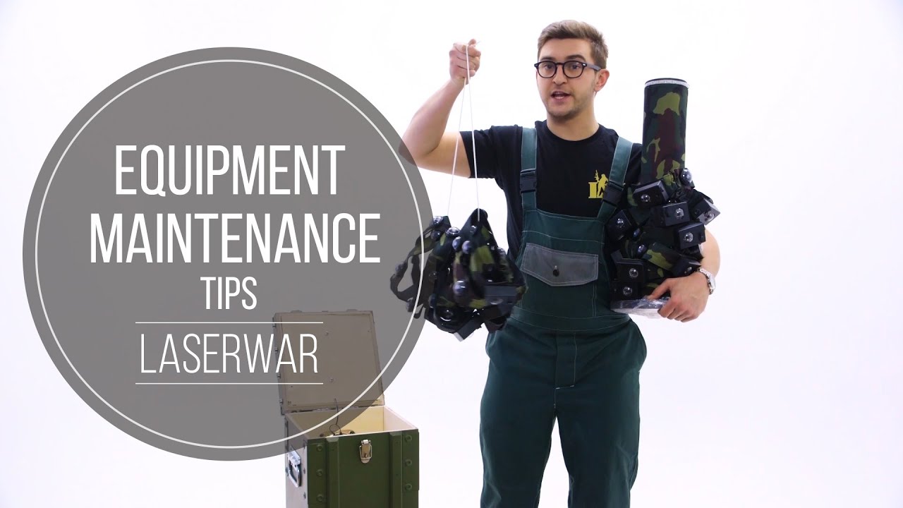 Tips on lasertag equipment maintenance from LASERWAR company